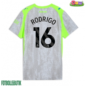 Manchester City Rodri Hernandez #16 Tredje Tröja Kvinnor 2025-26 Kortärmad